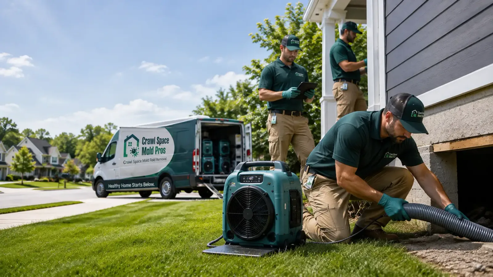 Crawl Space Mold Removal in Shiocton, WI